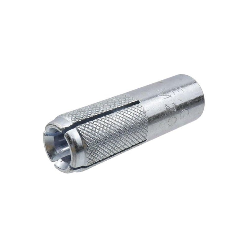 Sscon 2 Pcs 3/4 Inch Premium Zinc Plated Carbon Steel Concrete Knurled Drop in Anchors Secure Mounting for Home and Applications - Image 3
